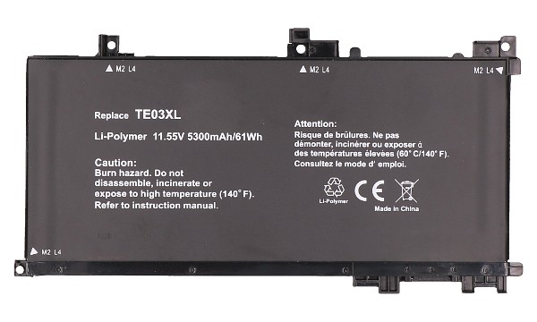 OMEN 15-ax029TX Bateria (3 Células)