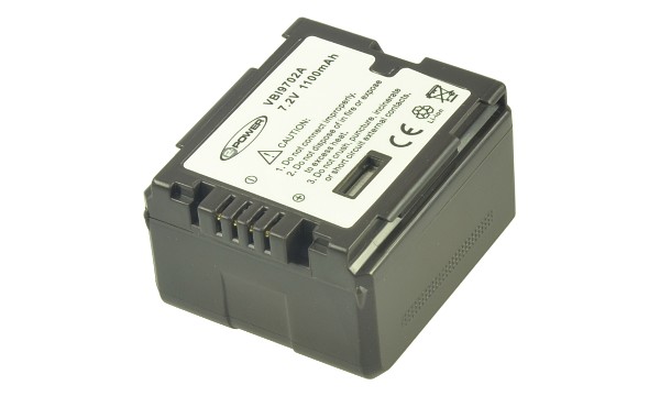 HDR-HS700EBK Bateria (2 Células)