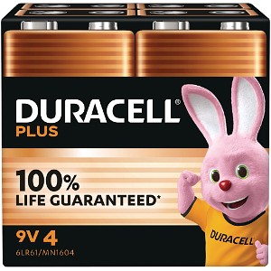 Plus Power 9v - 4 Pack