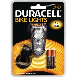 Duracell 3 LED  Front Bicycle Light