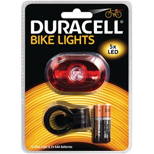 Duracell 5 LED  Rear Bicycle Light