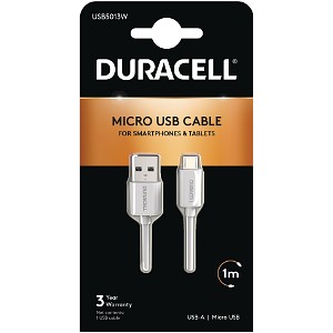 Cabo Duracell 1m USB-A para Micro USB