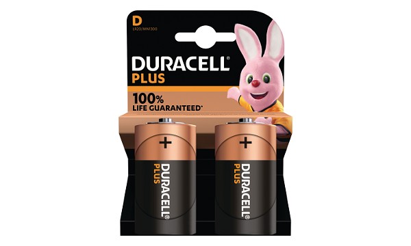 Duracell Plus D Size - 2 Pack