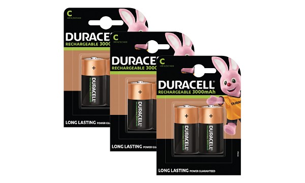 Duracell C size Rechargeable 6 Pack