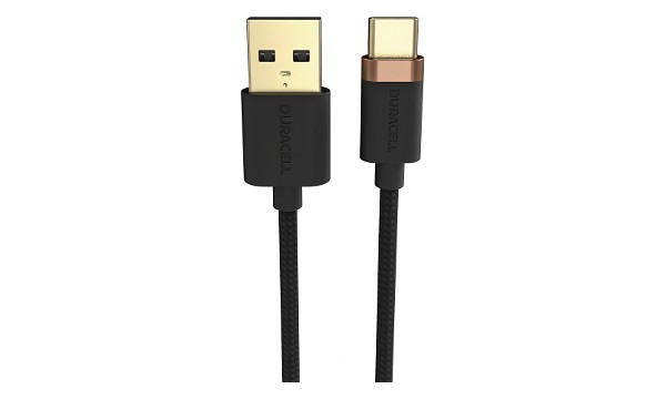 Cabo Duracell 2m USB-A para USB-C