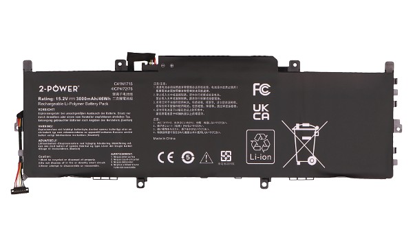 ZenBook UX331UN-1E Bateria (4 Células)