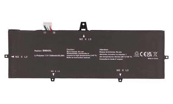 EliteBook x360 1030 G3 Bateria (4 Células)