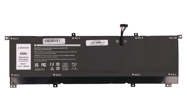 XPS 15 9575 2-in-1 Bateria (6 Células)