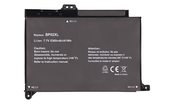 Pavilion x360 Convertible 11-u008TU Bateria (2 Células)