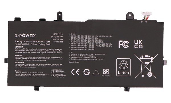 Vivobook Flip TP401NA Bateria (2 Células)
