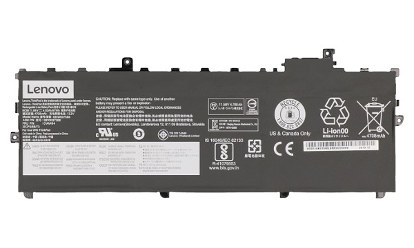 ThinkPad X1 Carbon (6th Gen) 20KG Bateria (3 Células)